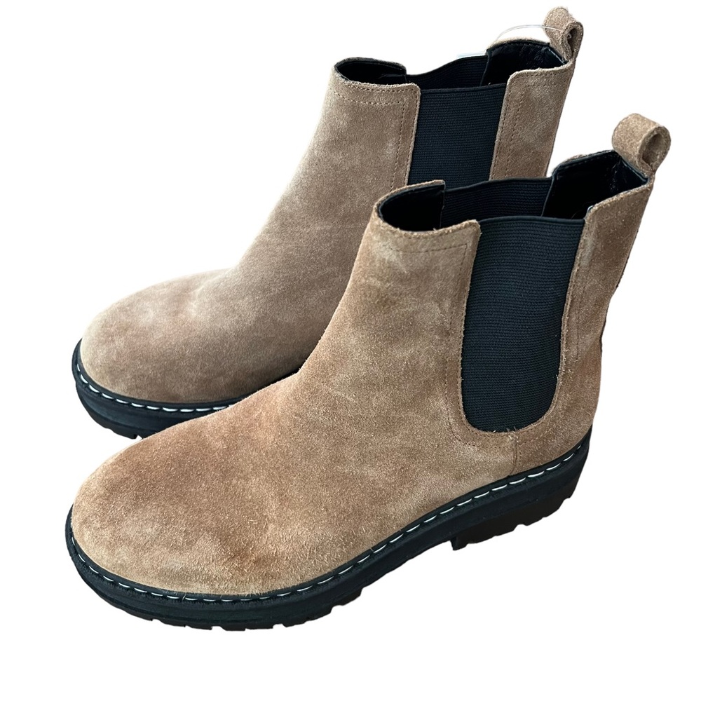 Marc Fisher Ltd Padmia Chelsea Boot Women's Size 7 Brown Suede leather NWOB